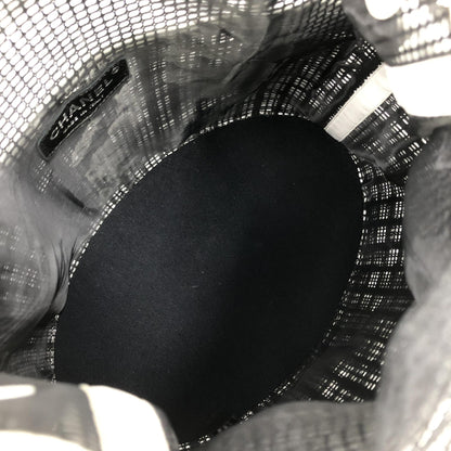 Chanel Mesh And Leather Bucket Bag