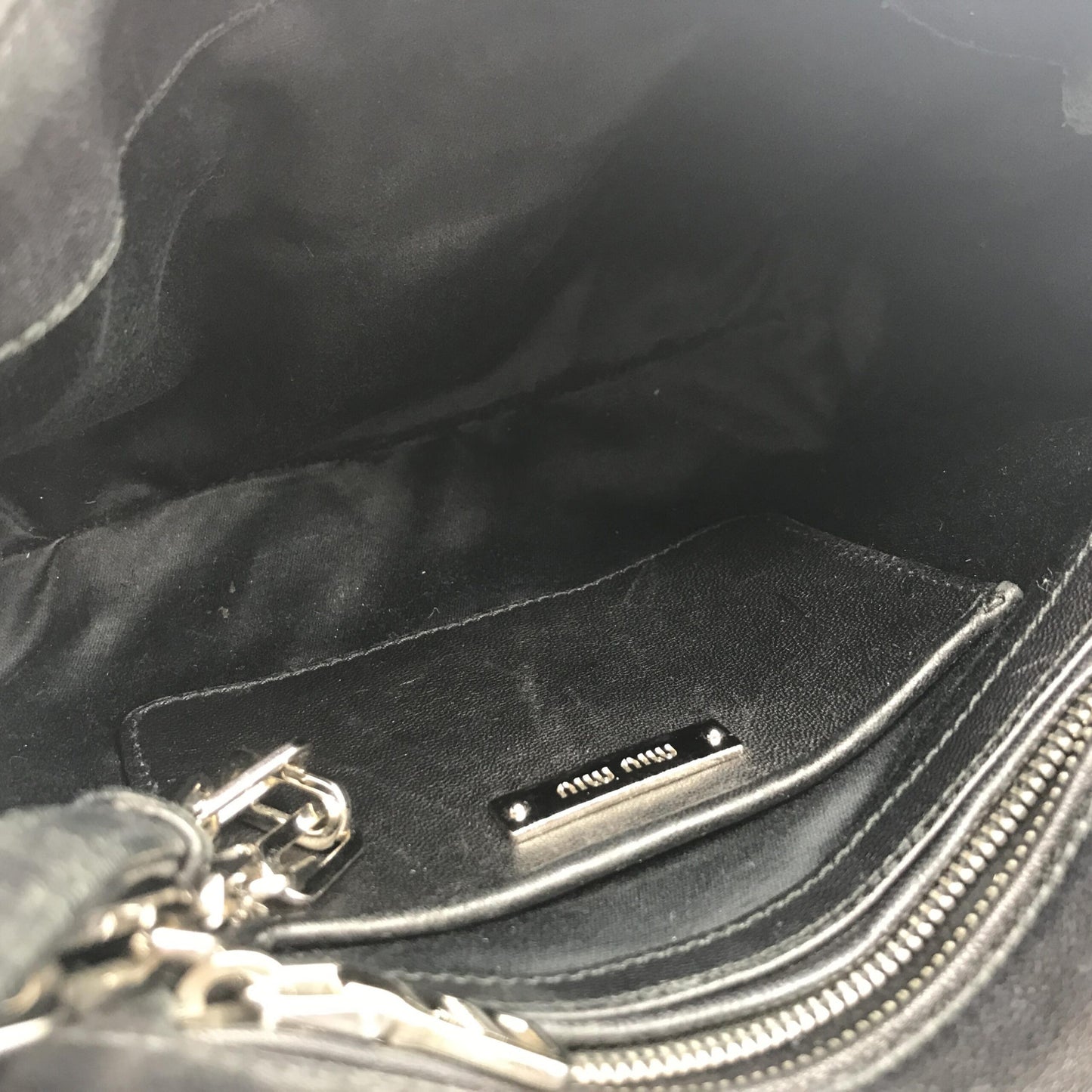 Miu Miu Matelasse Chain Shoulder Bag