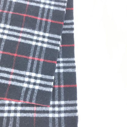 Burberry Nova Check Wool Scarf With Fringe
