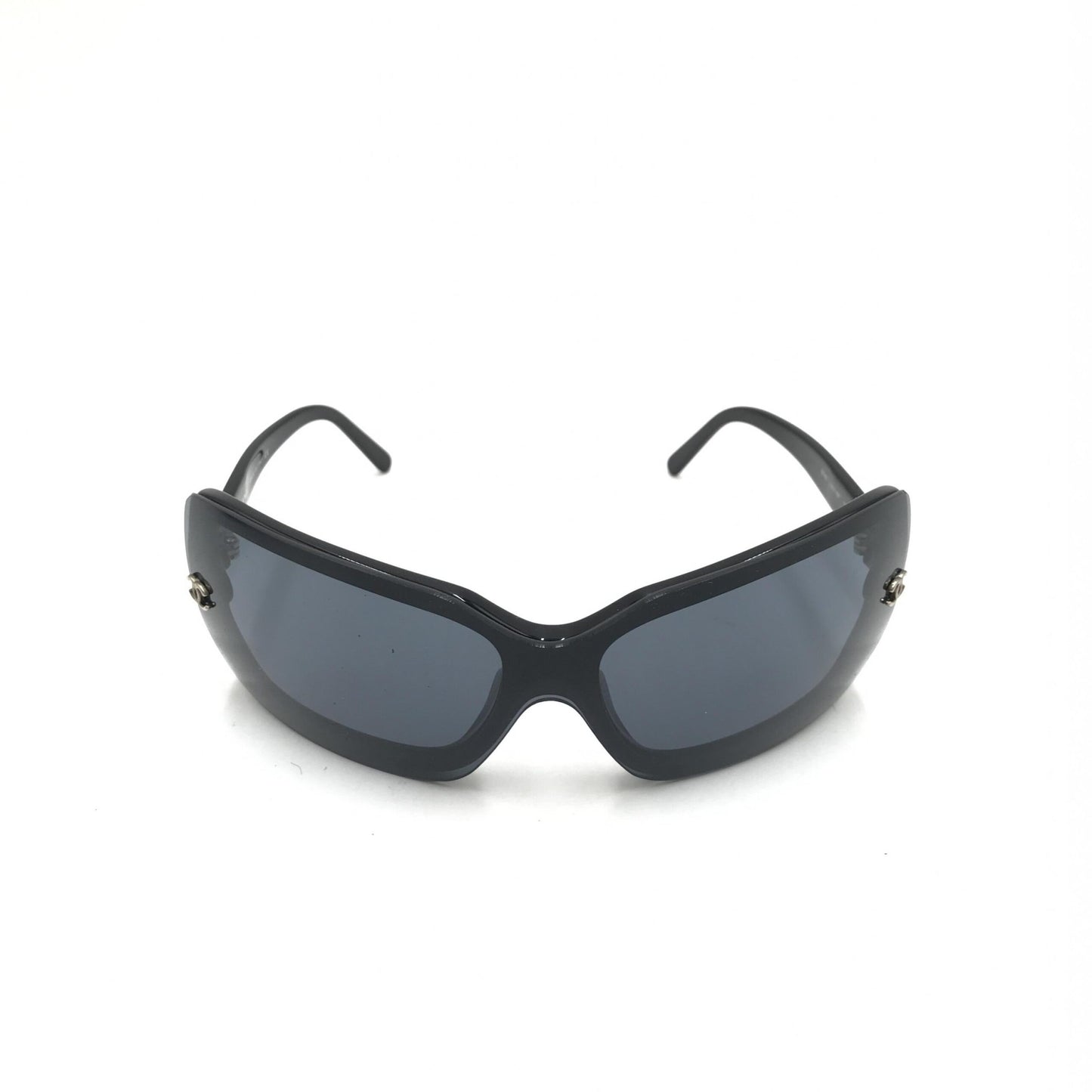 Chanel Oversized Black Sunglasses With Case