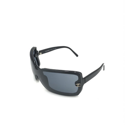 Chanel Oversized Black Sunglasses With Case