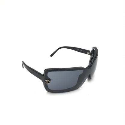 Chanel Oversized Black Sunglasses With Case