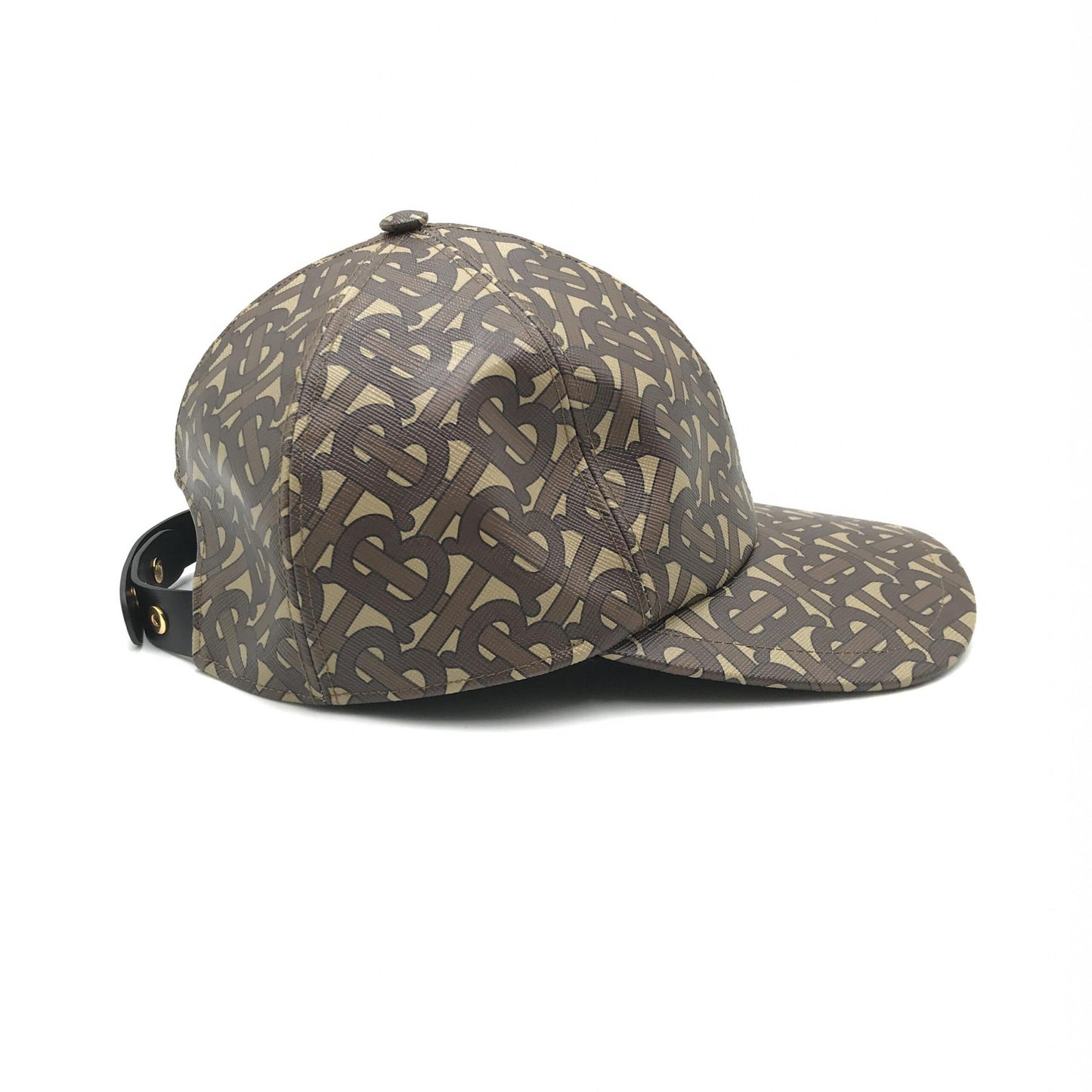 Burberry TB Monogram Baseball Cap In Brown