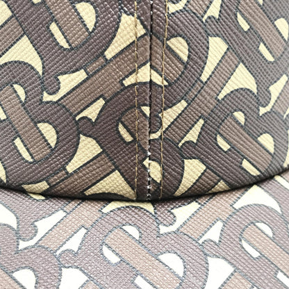 Burberry TB Monogram Baseball Cap In Brown