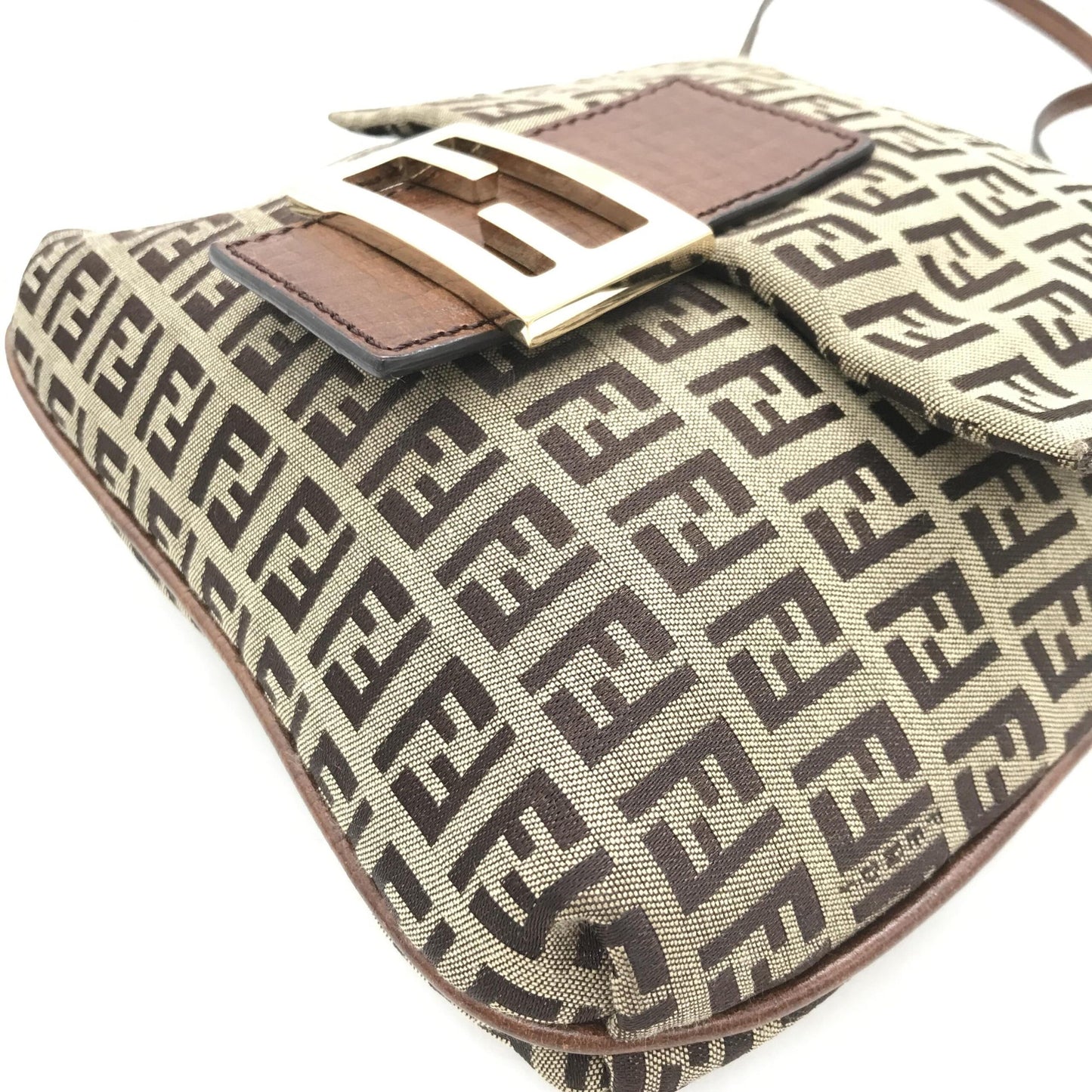 Fendi Zucchino Pattern Crossbody Bag