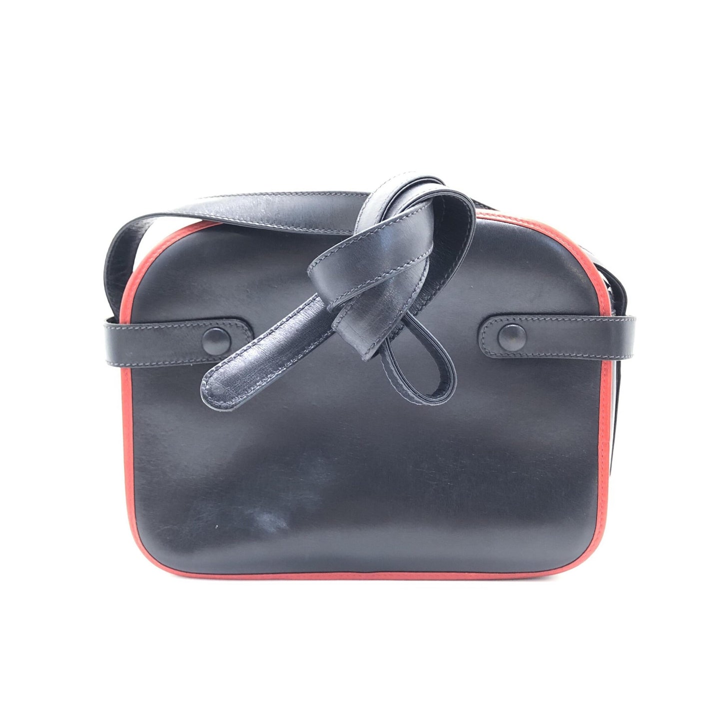 Celine CELINE Shoulder Bag Carriage Hardware Gold Leather Black