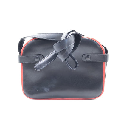 Celine CELINE Shoulder Bag Carriage Hardware Gold Leather Black