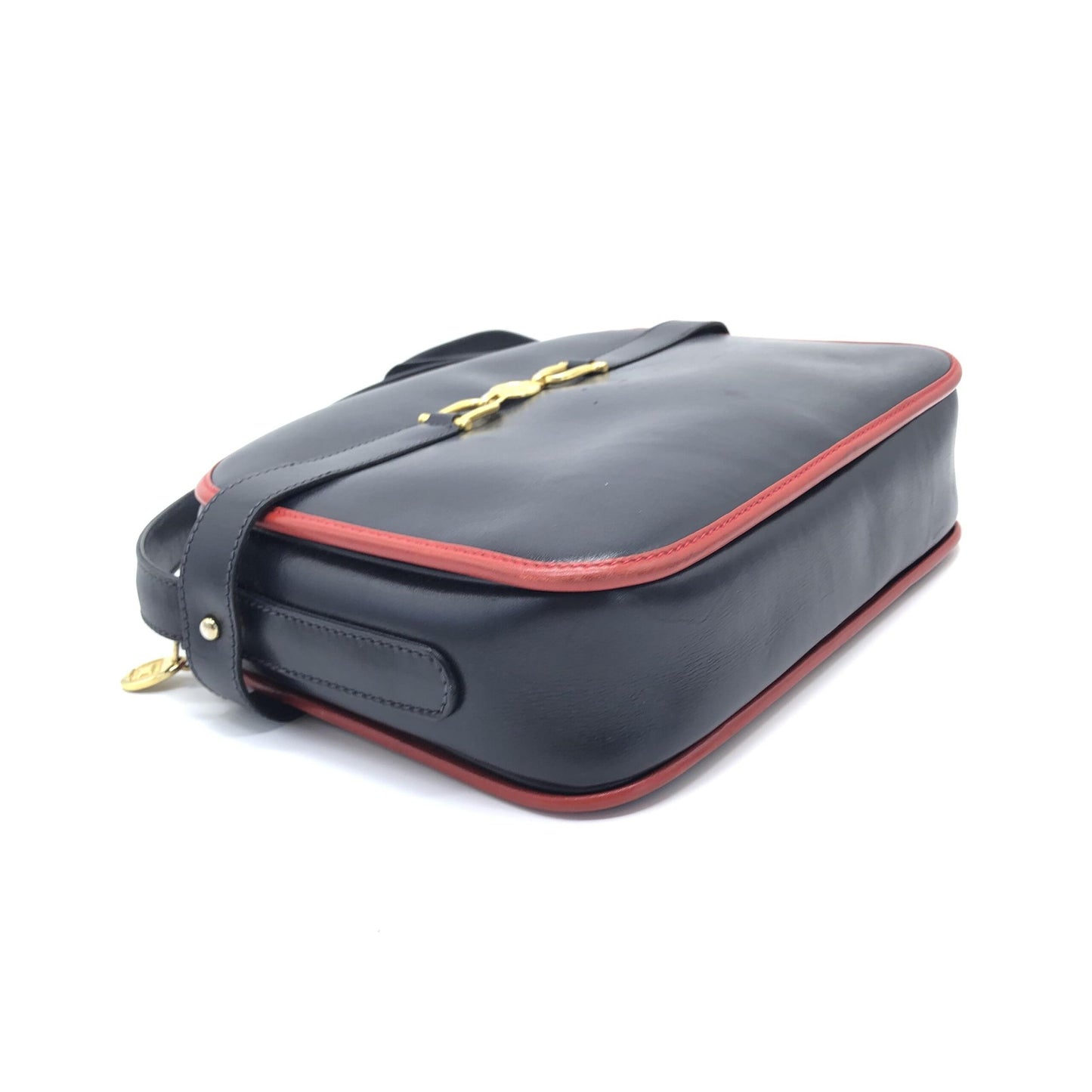 Celine CELINE Shoulder Bag Carriage Hardware Gold Leather Black