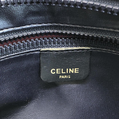 Celine CELINE Shoulder Bag Carriage Hardware Gold Leather Black