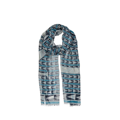 Lanvin Blue Wool Foulard
