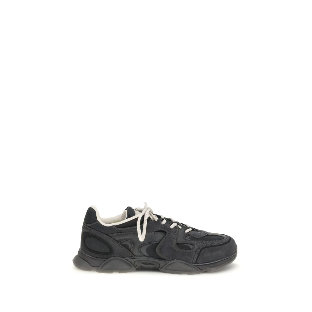 Axel Arigato Black Calf Leather Bos Taurus Chunky Sneakers