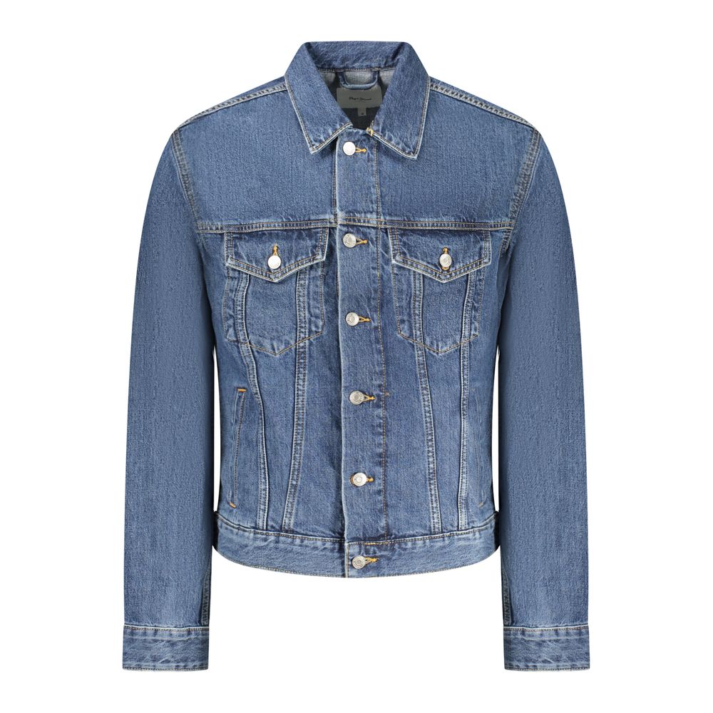 Pepe Jeans Blue Cotton Denim Jacket