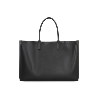 Valentino Garavani Black Calfskin Tote Bag