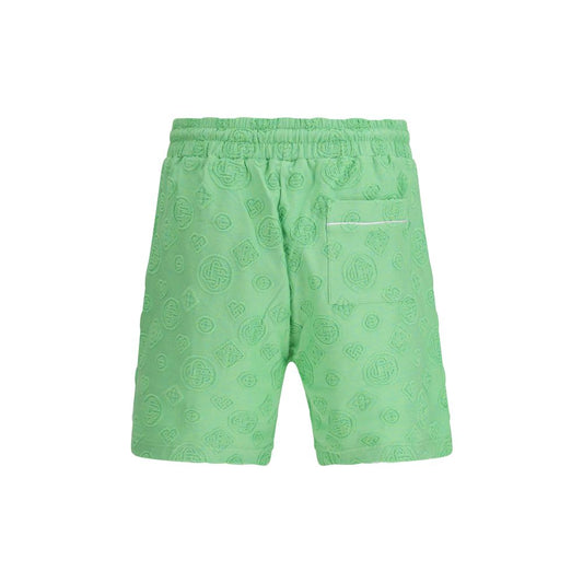 Casablanca Bicolor Cotton Bermuda Shorts
