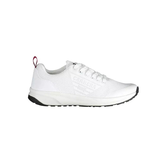 Carrera White Polyester Athletic Sneakers