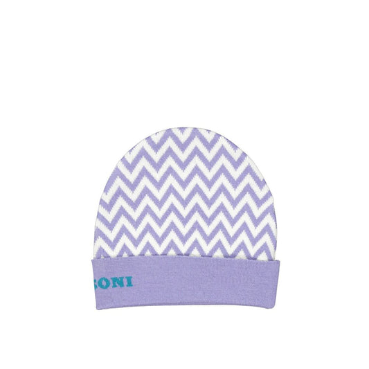 Missoni Purple Wool Beanie