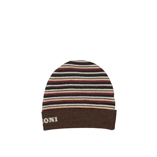 Missoni Brown Wool Beanie