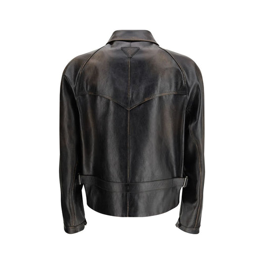 Prada Black Leather Jacket