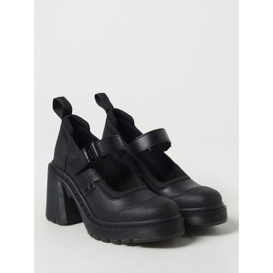 Dr. Martens Black Leather Platform Pumps