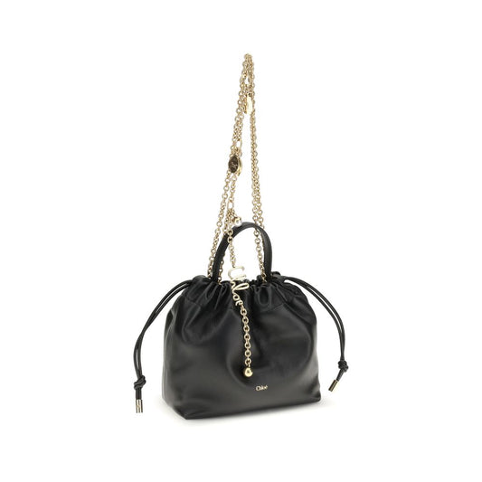Chloé Black Calf Leather Bos Taurus Shoulder Bag