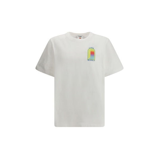 Casablanca White Cotton T-Shirt