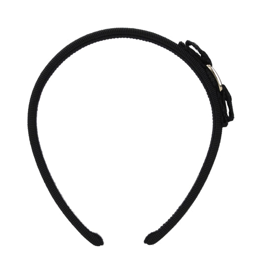 Salvatore Ferragamo Black Cotton Headband