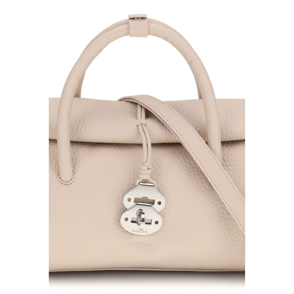 Zanellato Multicolor Calf Leather Bos Taurus Shoulder Bag