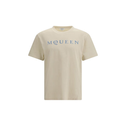 Alexander McQueen Beige Cotton T-Shirt