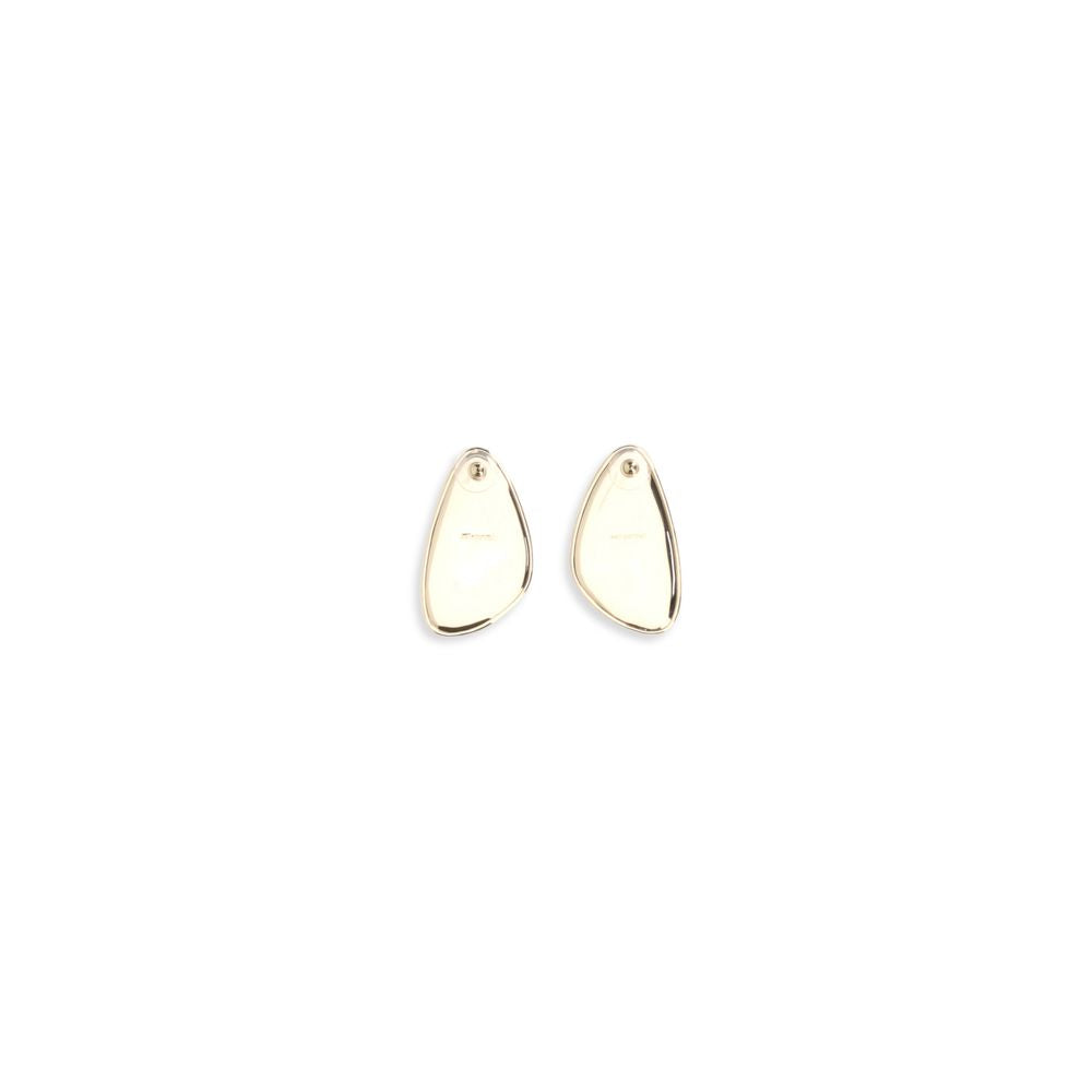 Self-Portrait Gold Brass Earrings