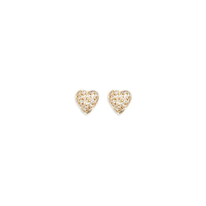 Self-Portrait Gold Brass Earrings