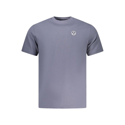 North Sails Blue Cotton Men's T-Shirt