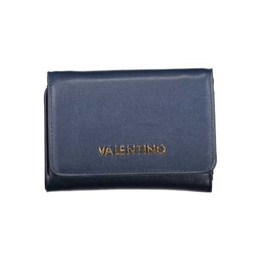Mario Valentino Blue Polyurethane Women's Wallet