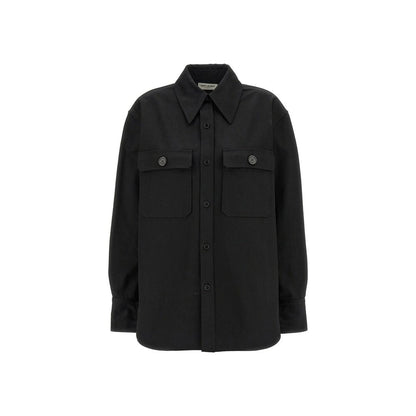 Saint Laurent Black Cotton Dress Shirt