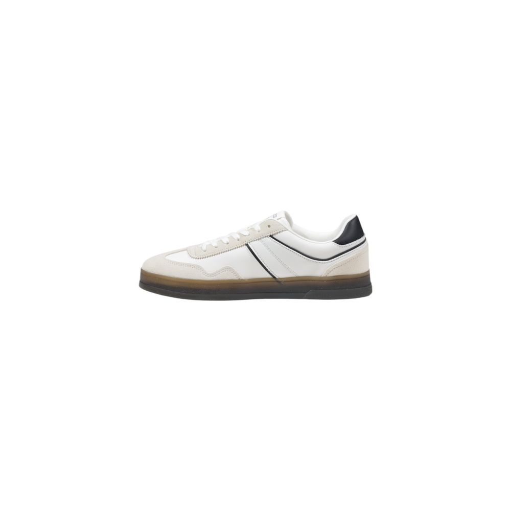 Tommy Hilfiger Jeans Black Leather Low Top Sneakers