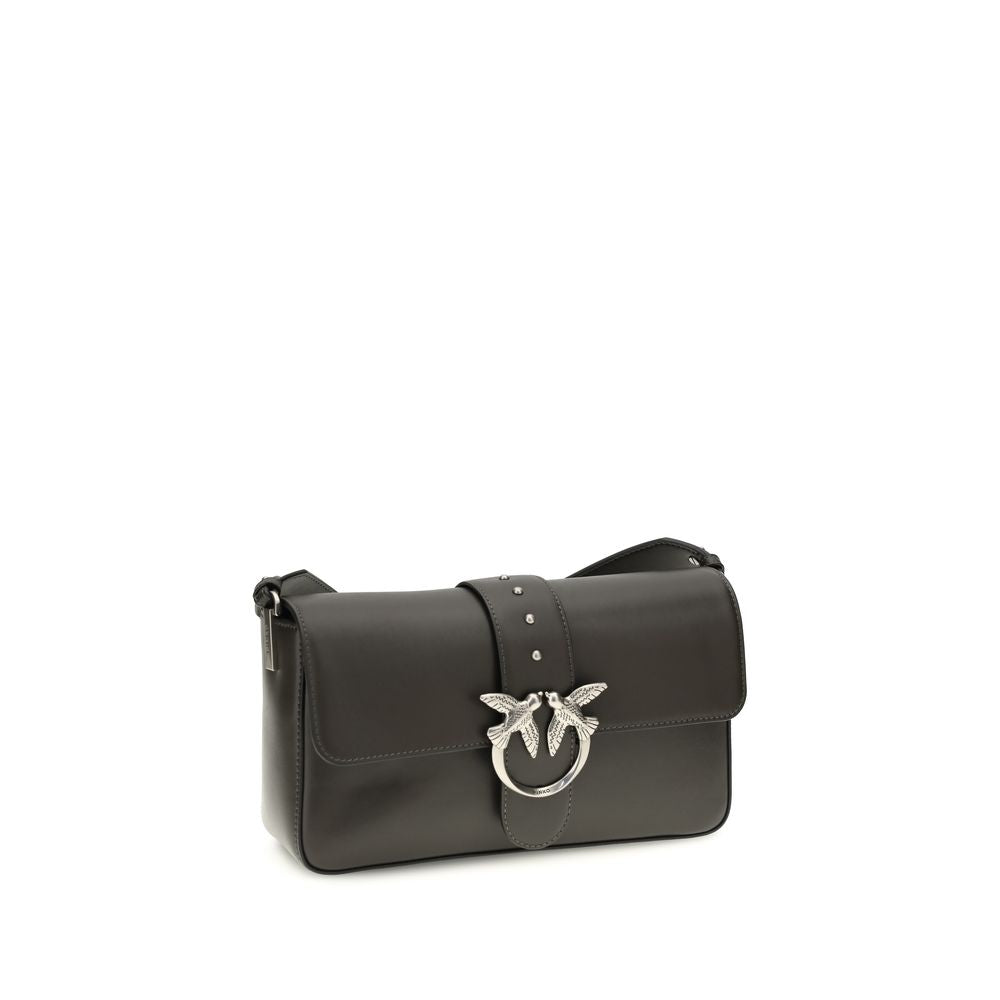PINKO Bicolor Leather Shoulder Bag