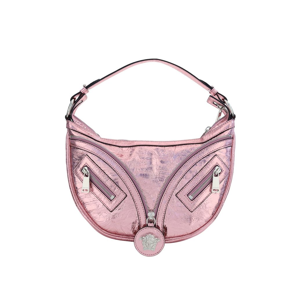 Versace Multicolor Lamb Leather Shoulder Bag
