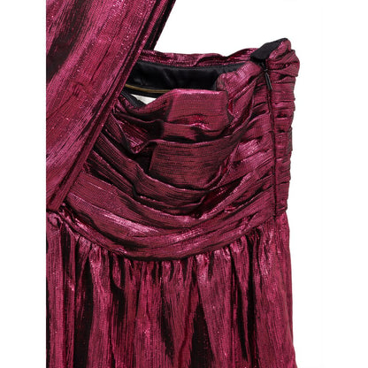 Saint Laurent Fuchsia Viscose Short Dress