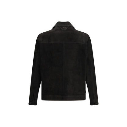 Salvatore Santoro Black Calf Leather Bos Taurus Clothing