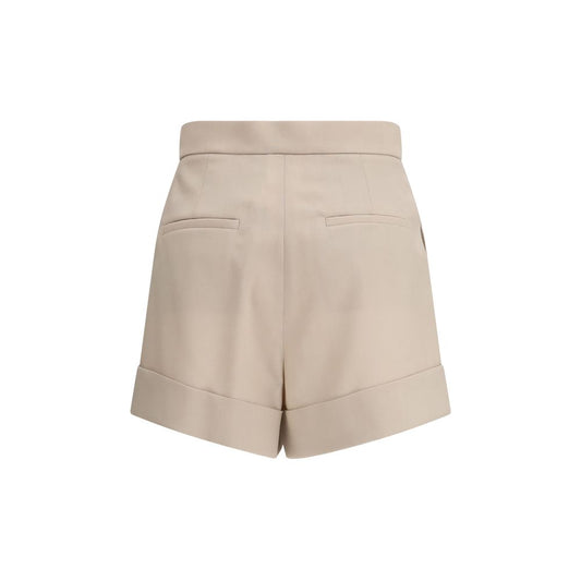 Max Mara Bicolor Wool Bermuda Shorts