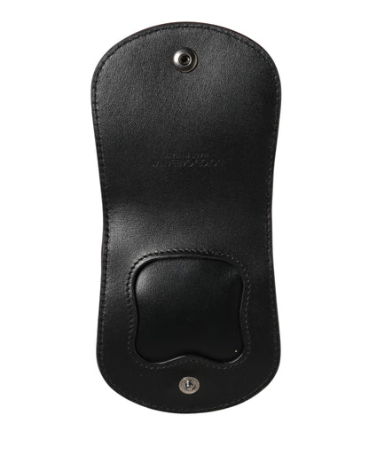 Dolce & Gabbana Burgundy Exotic Skin Condom Case Holder Pocket Wallet