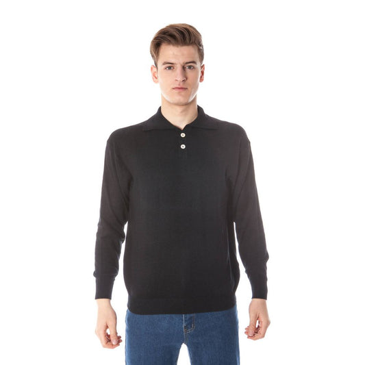 Yuko Nero Cashmere Men Sweater