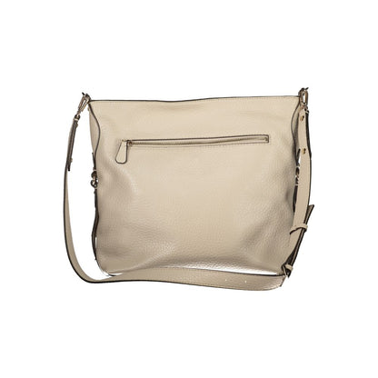 Guess Jeans Beige Polyurethane Women's Handbag