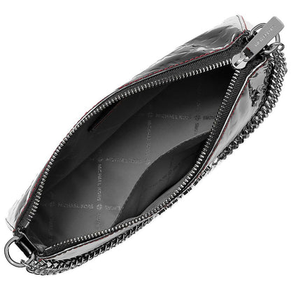 Michael Kors Black Canvas Clutch Bag