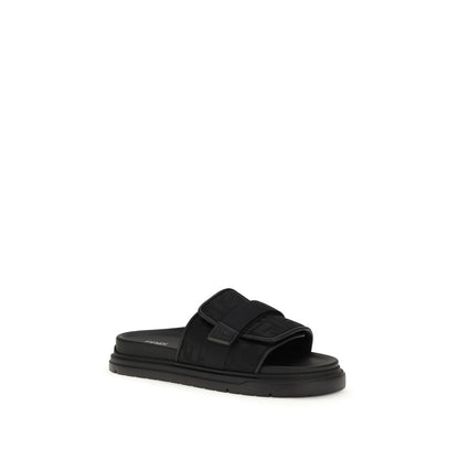 Fendi Black Polyamide Sandals