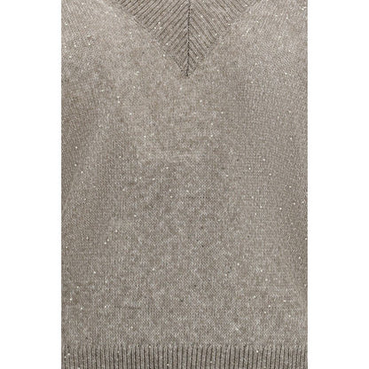 Brunello Cucinelli Brown Linen Sportswear