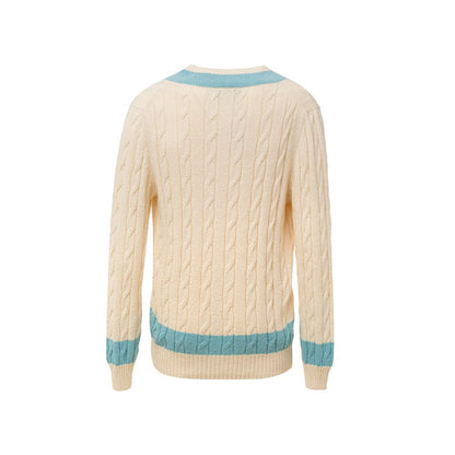 Gran Sasso White Cotton Sweatshirt