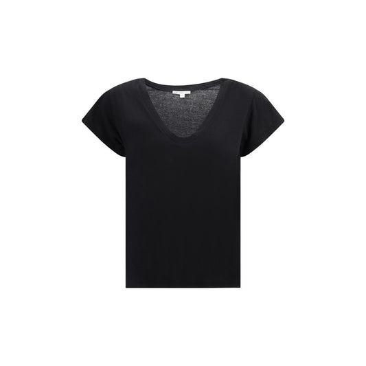 James Perse Black Cotton T-Shirt