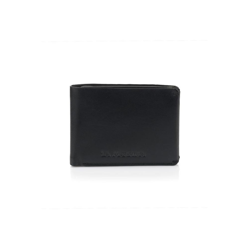 La Martina Black Cowhide Wallet