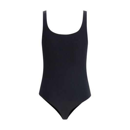 Wolford Black Cotton Bodysuit