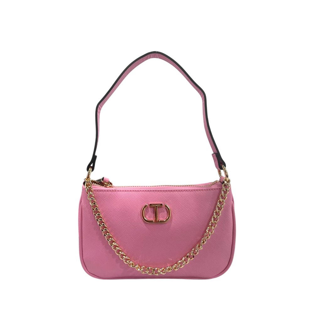 Twinset White PU Women Handbag